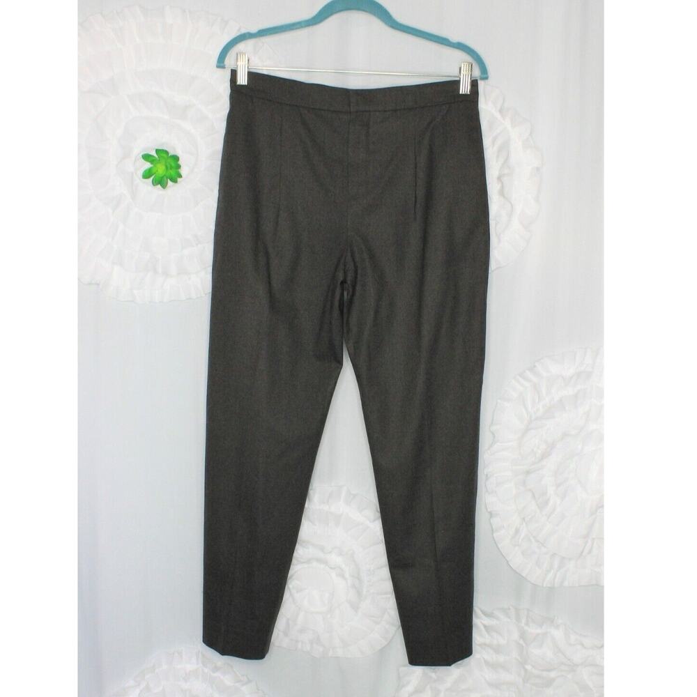 Chloe Womens Pants Size 38 US 6 Medium Grey Tapered Leg Dress Slacks Wool Career